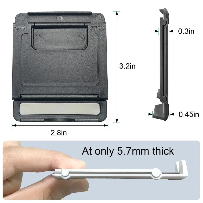 Compact Foldable Phone Stand - Universal Adjustable Desk Holder