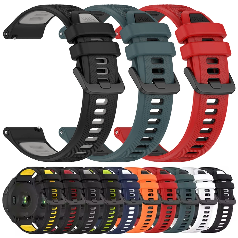 22mm Sports Silicone Watch Band - Durable and Stylish Bracelet