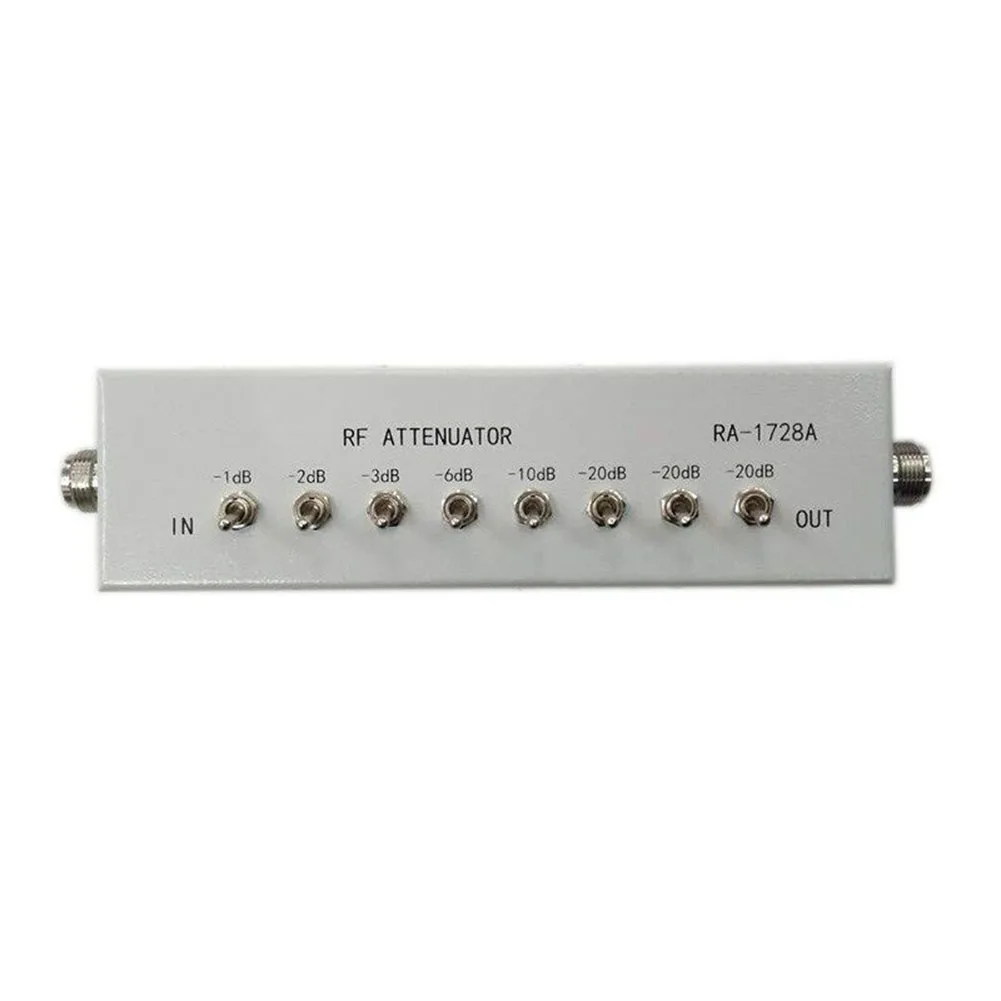 아마추어 무선 송신기용 가변 스텝 감쇠기, 고주파 금속 감쇠기, 견고한 디자인, 0 82DB, 50 OHM
