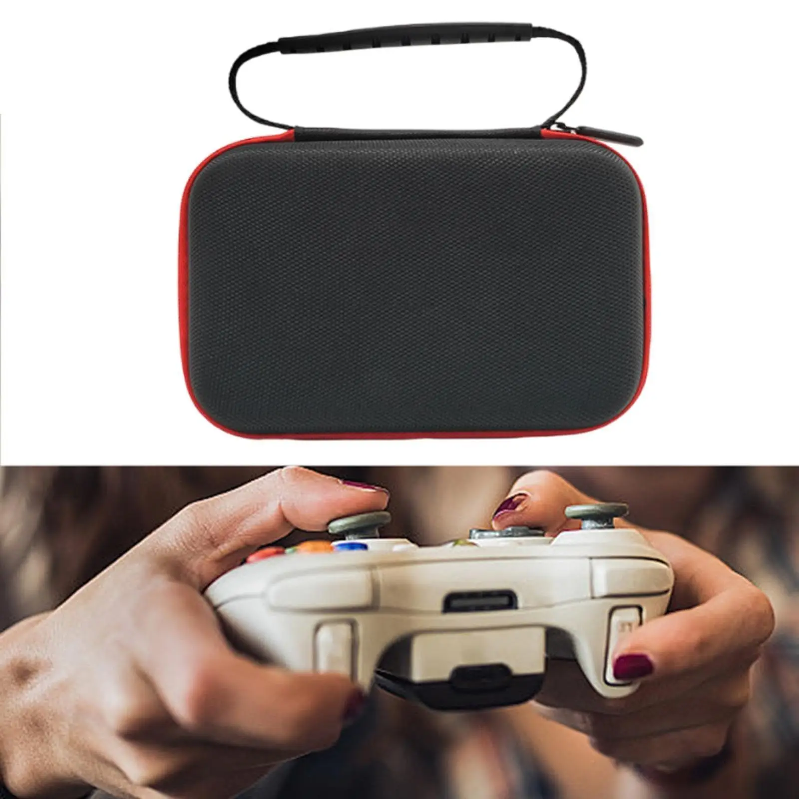 Game Console Hand Bag Wearproof Handheld Gaming Device Organizer for RG40xxv