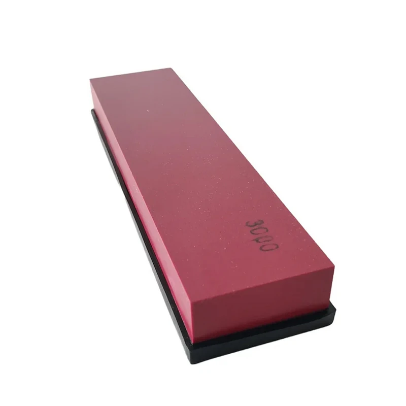 Slijpsteenset, 6 Stks 3000 Grits Ruby Slijpsteen Whetstone Ruby Abrasives Polijstolie Steenslijper voor Scherpen Beitel Guts, Mes en Mes Snijgereedschap