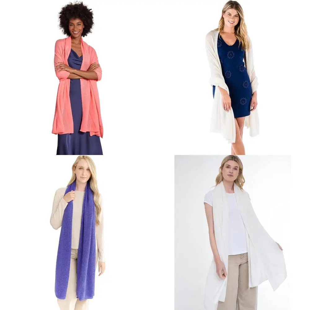 Luxury Lightweight Cashmere Travel Wrap Shawl