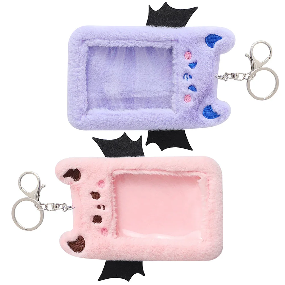 

ID Card Holder Clip Plush Card Holder Postcard Holder Plush Postcard Sleeve Student Holder Sponge Holder Card Holder Anti-Lost