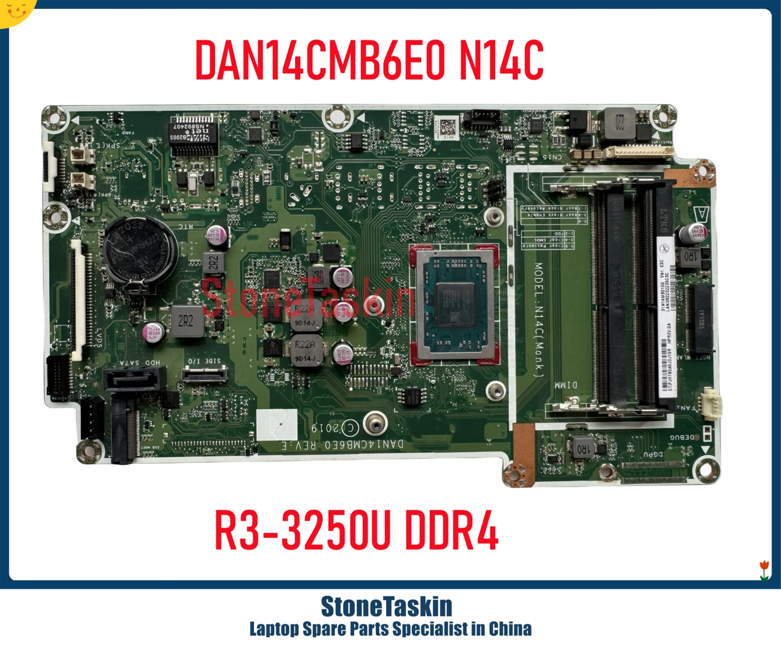 For HP 205 Pro G4 AIO Motherboard R3-3250U DAN14CMB6E0 L90521-001 L95009-001