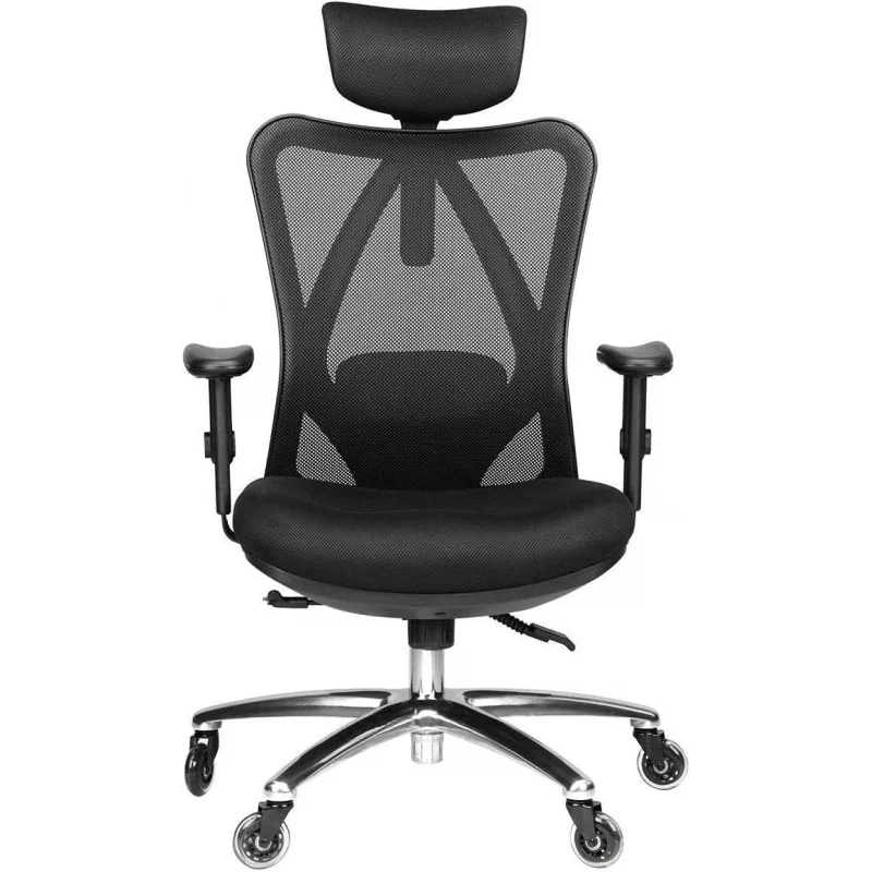 

Duramont Ergonomic Office Chair - Adjustable Desk Chair with Lumbar Support and Rollerblade Wheels - High Back Chairs with