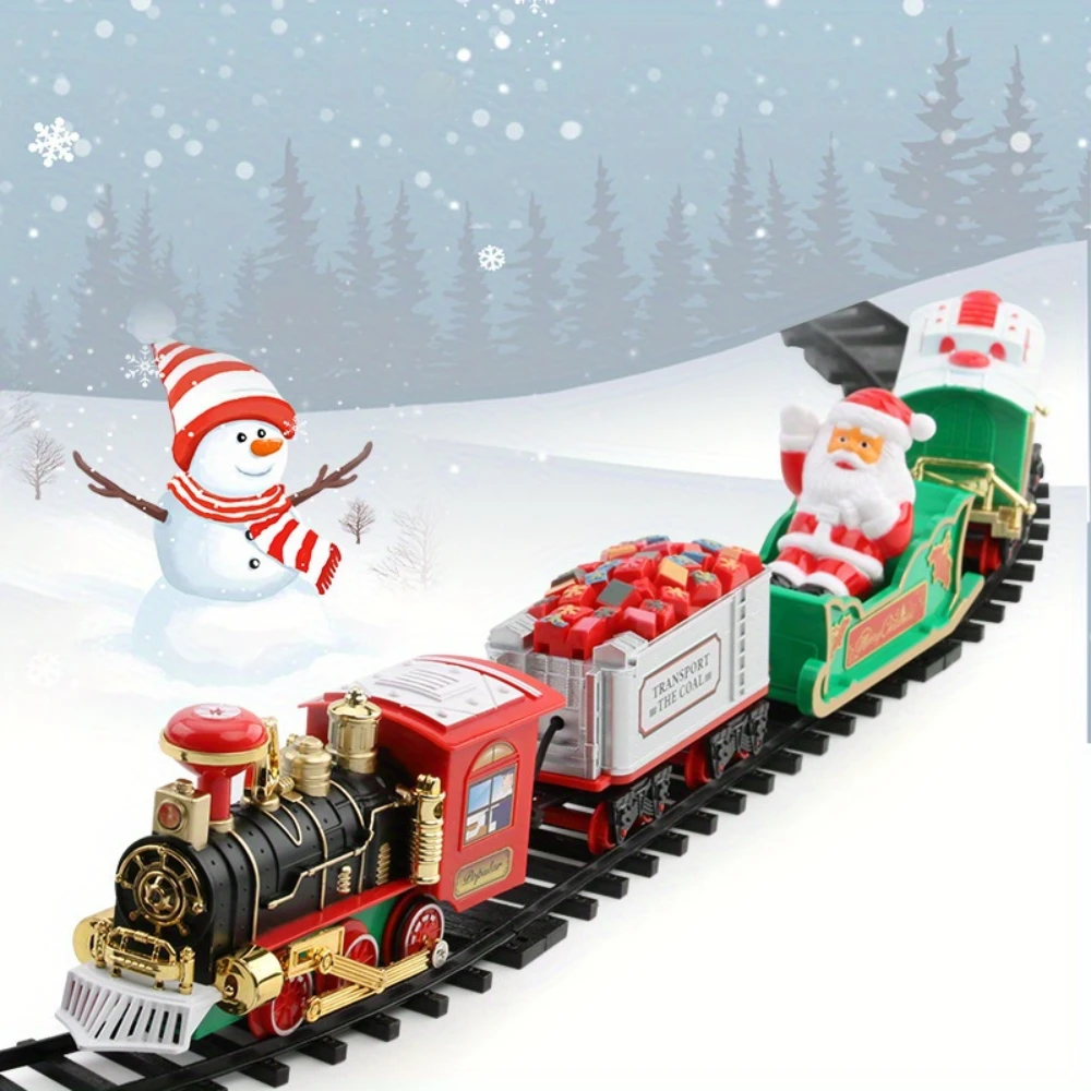 WizKidz Train Track Toy With Smoke Sound Light For Kids 3 - 8+ Years Old Christmas Birthday Gift Fun Playset for Boys & Girls 4