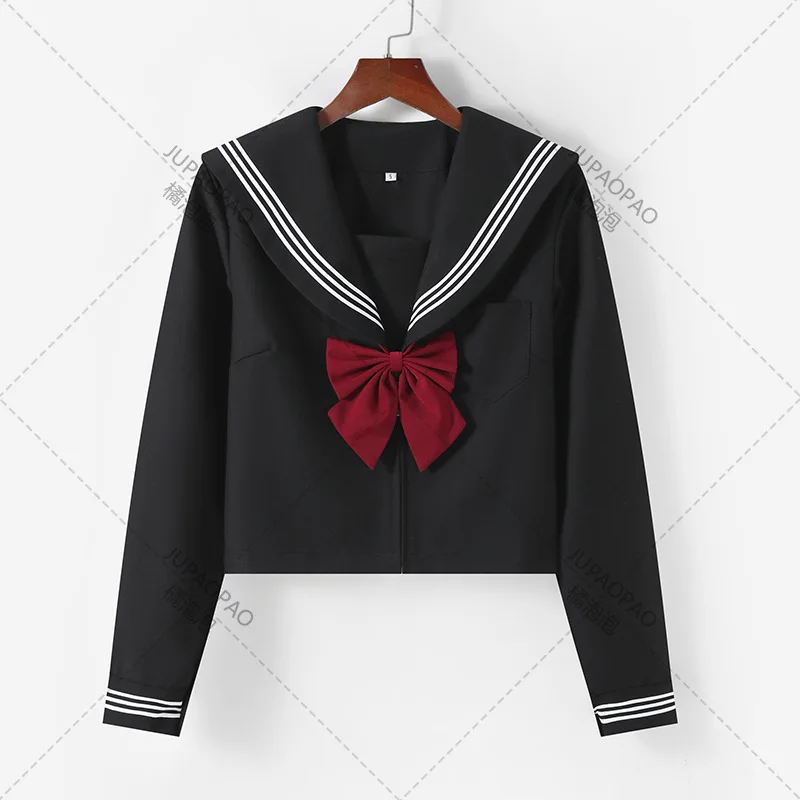 Japanese Jk Schoolgirl Two-Button Suit Spring Summer Women Girl Jacket College Style Long Sleeve Uniform Coat Korean