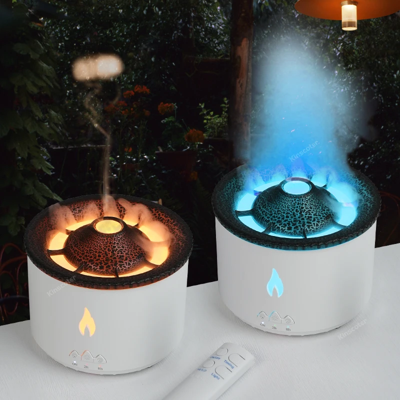 Volcano Humidifier 360ML Essential Oil Diffusers, Aromatherapy