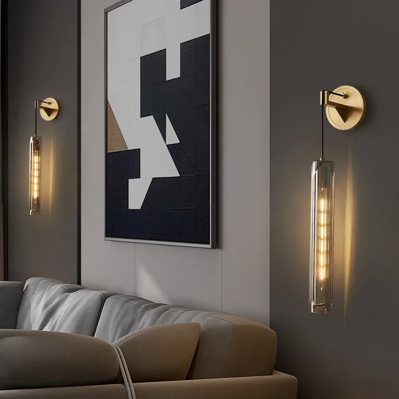 Copper LED Wall Sconce 1