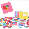 Montessori Desktop Puzzle Toys Kids Battle Table Game Tangram Math Toys Building Blocks Board Color Shape Training for Kids Gift 6