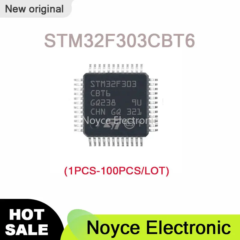 

100%New original STM32F303CBT6 STM32F303CB STM32F303 STM32F STM32 STM IC MCU Chip LQFP-48