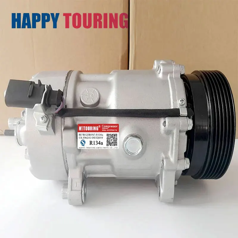 

AC Compressor For VW Golf JETTA GOLF BEETLE CABRIO GTI 1999 2000 2001 2002 2003 2004 1J0820803A 1J0820803B 1J0820803L 1J0820803N