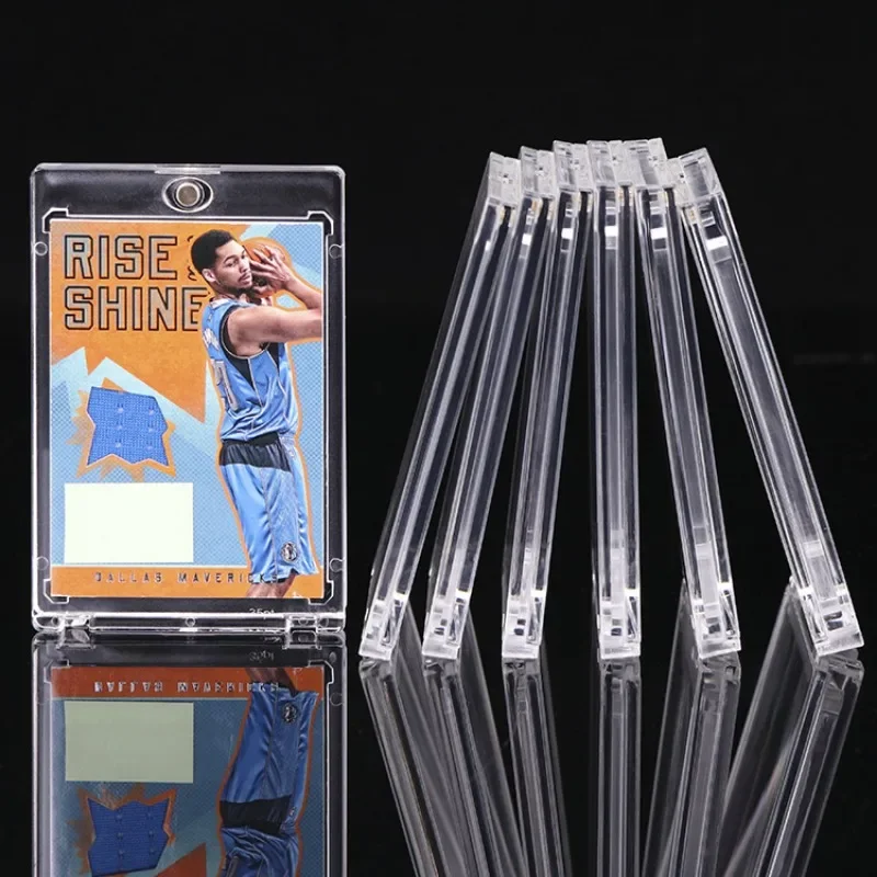 10PC Acrylic Jumbo Game Star Card psa Slabs Case Professional Grading Playing Card Plastic Slab Sleeves Holder Ultrasonic Type