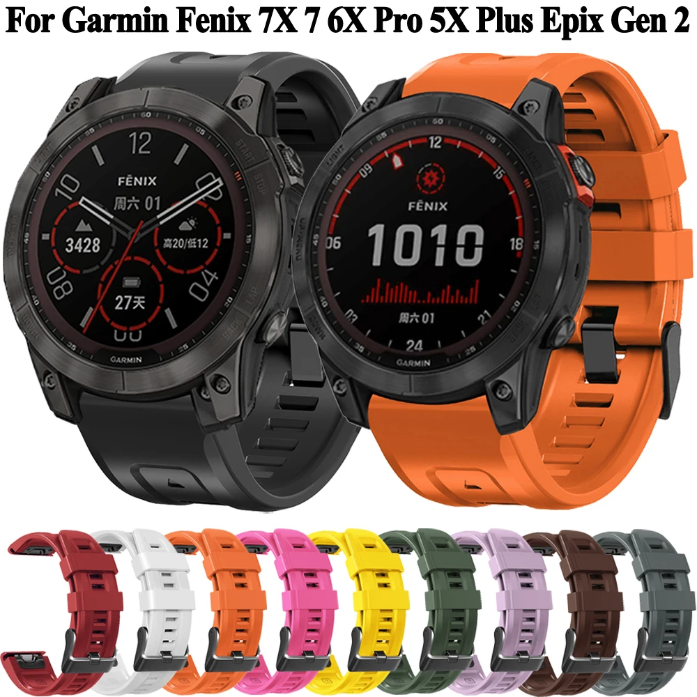 

Ремешок для наручных часов Garmin Fenix 7X 7 5X 5 Plus 6 6X Smart 3HR 935 945