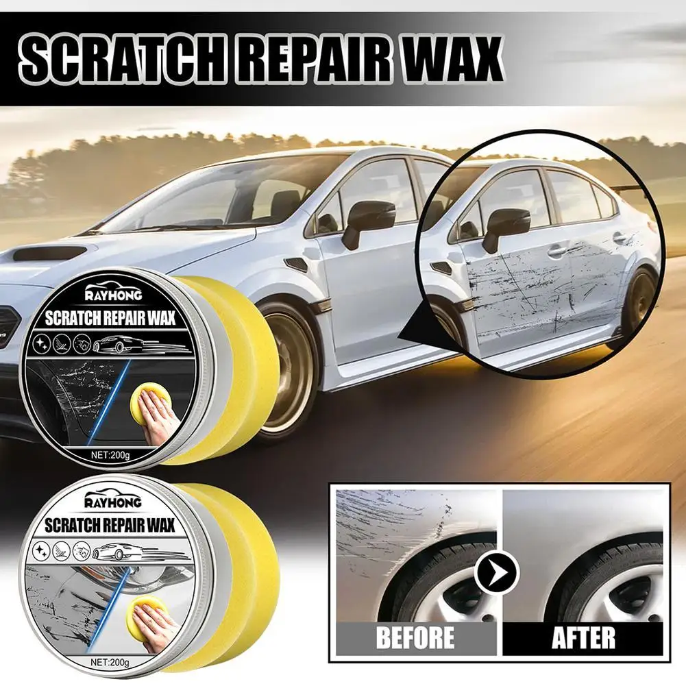 

1 Pcs Car Scratch Repair Wax Paint Surface Renovation Car Cleaning Decontamination Car Scratch Polishing Wax Hydrophobic Coating