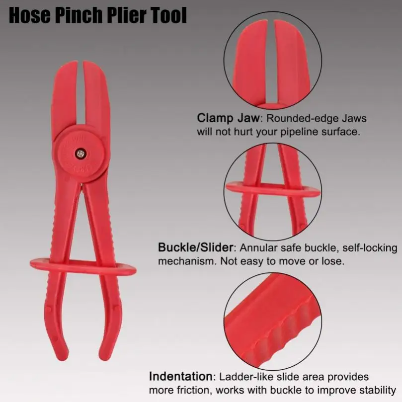 플라스틱 호스 클립 컷 오프 플라이어 자동차 수리 도구 브레이크 연료 라인 오일 파이프 수도관 컷 오프 클램프 키트, 세트당 3 개