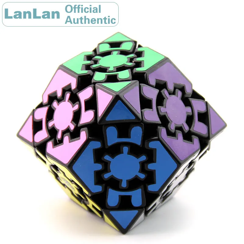 LanLan Gear Rhombohedral Dodecahedron Magic Cube Professional Neo Speed Puzzle Antistress Educational Toys For Children лазерный уровень клизиметр ada cube 3d green professional edition а00545