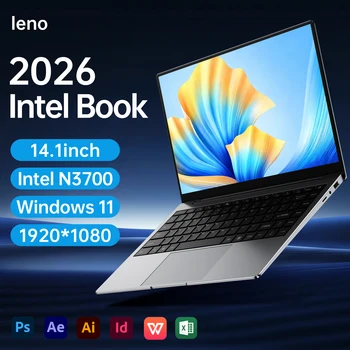 Nuovo Laptop Ultra Sottile 14.1" 16GB RAM 2TB SSD Intel N3700 Notebook da Gaming Display 1920*1080 Computer per Ufficio e Studio PC Windows 11 Pro