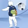 Cartoon Dinosaur Kindergarten Backpack Adjustable Waterproof Student Schoolbag Reflective Large Capacity Children School Bag 3