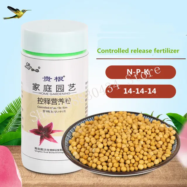 250G Három Elem Vezérelt Felszabadulású Műtrágya Lassú Felszabadító Granulátum Általános Bázis