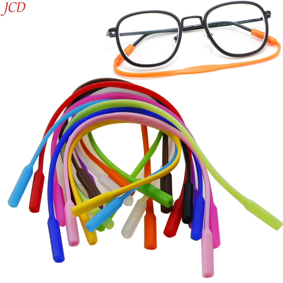 Cinturini Per Occhiali In Silicone Regolabili - Kit 3 Pezzi Con 6 Ganci Antiscivolo 733914