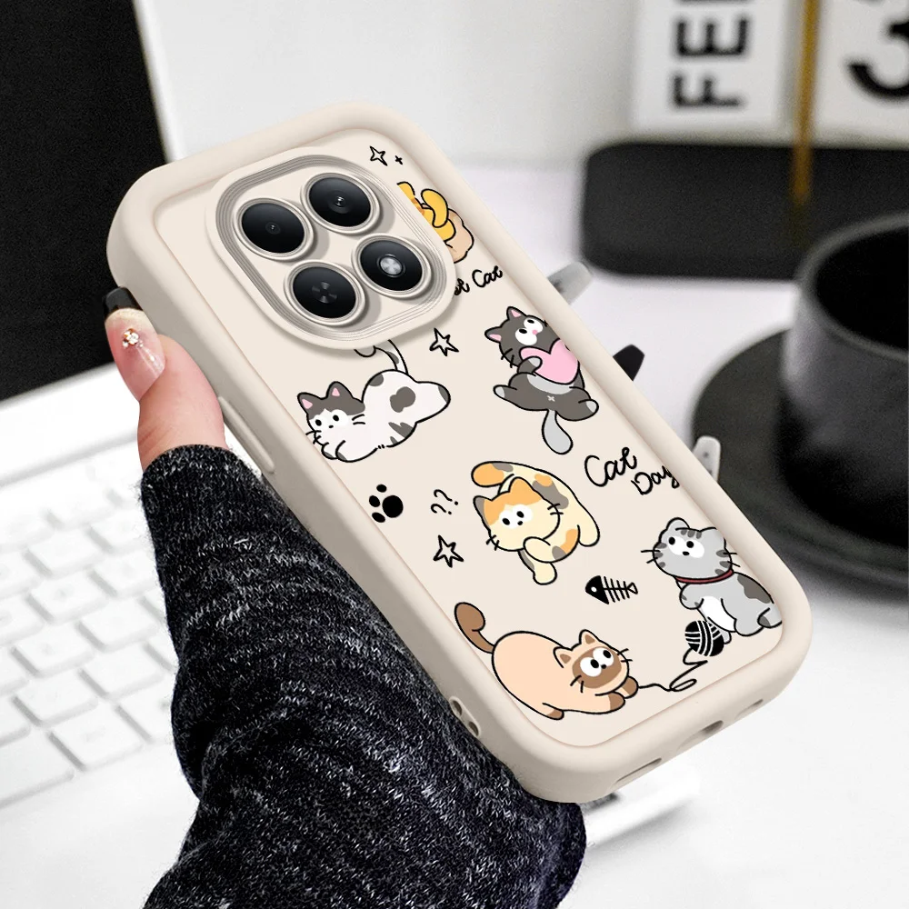 Cute Cat Staircase Soft Phone Case Cover