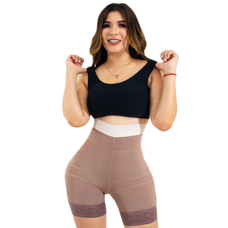 Fajas Colombianas High Waist Butt Lifter Shorts Abdomen Control Leggings Slimming Body Shaper Seamless Underwear