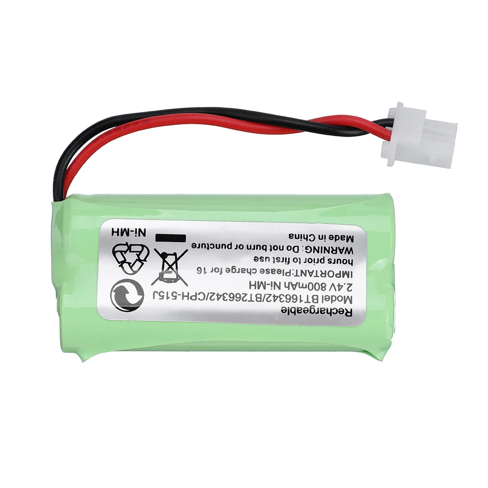 2,4 V 800 mAh BT- 166342 Batteria ricaricabile AAA Ni-MH per batterie per telefoni cordless BT 166342 166342 BT- 266342 BT 183342 BT 283342 - immagine 5