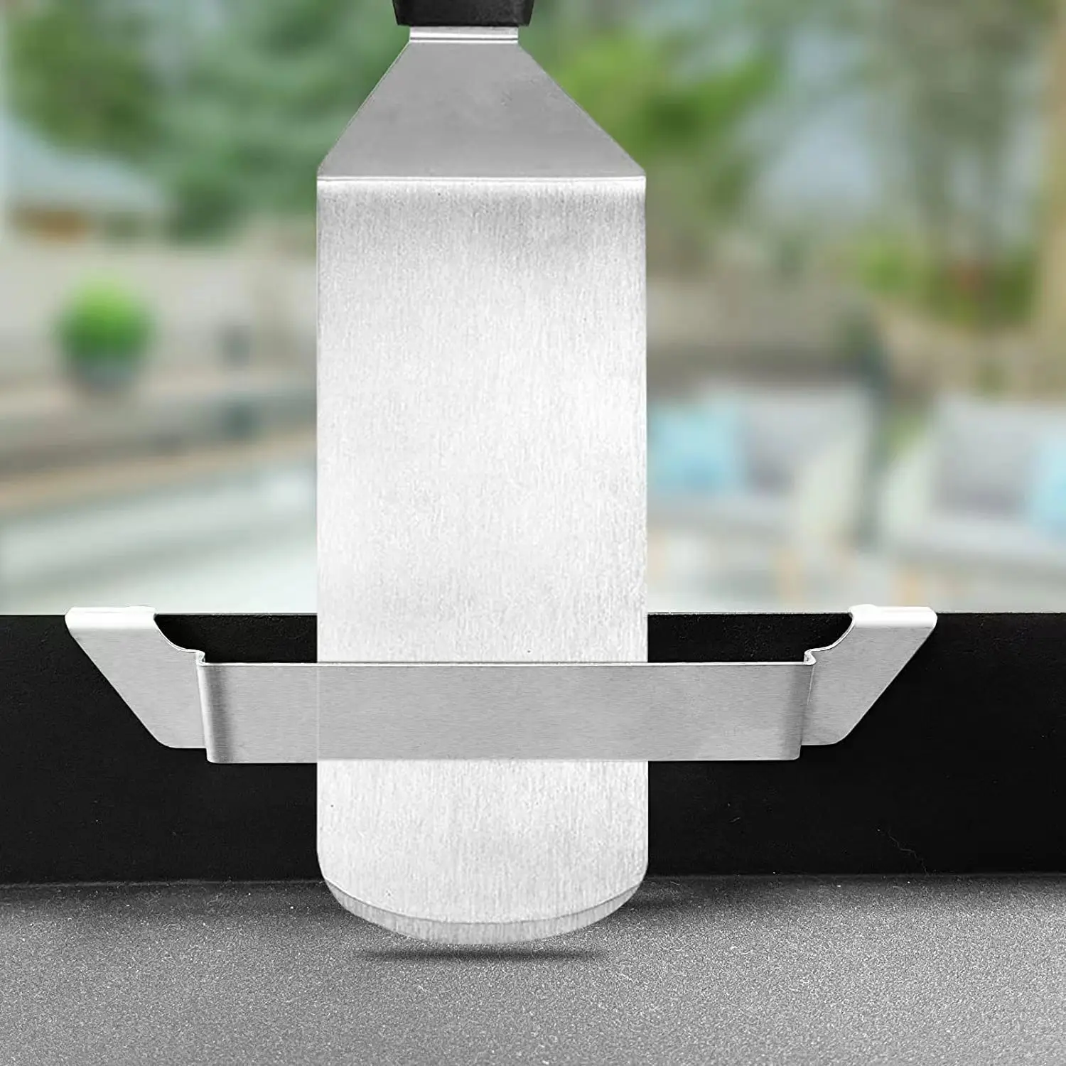 Supporto Spatola Per Piastre Barbecue - Acciaio Inox - Compatibile Blackstone, Camp Chef, Royal Gourmet - Foto 4