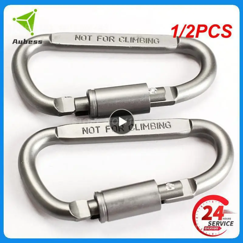 

1/2 шт. оборудование для кемпинга альпинизма алюминиевый сплав Выживание D-образное кольцо замок-карабин зажим набор винтовой замок подвесной крючок пряжка