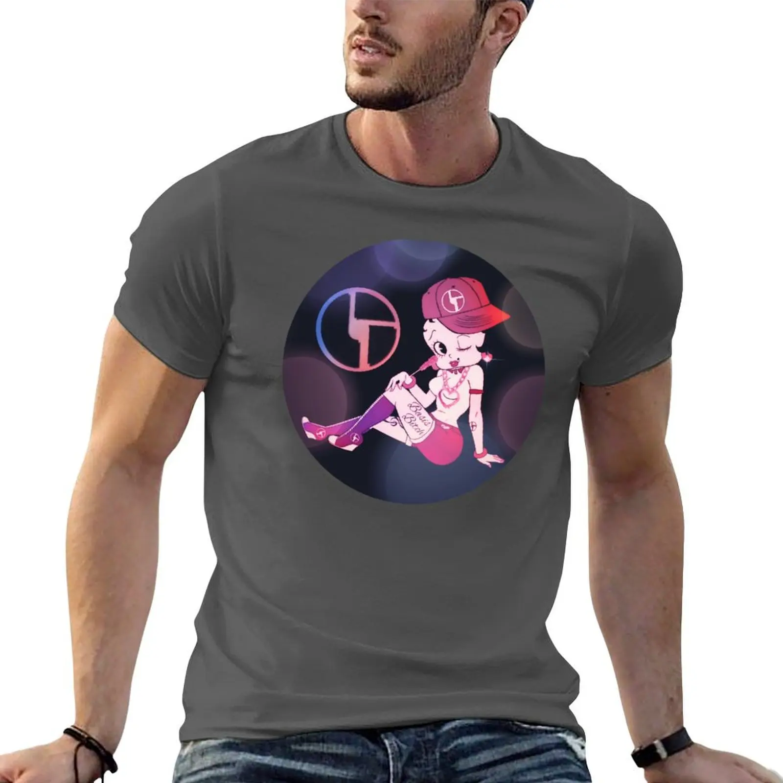 

LBB T-shirt kawaii clothes summer top Men's clothing