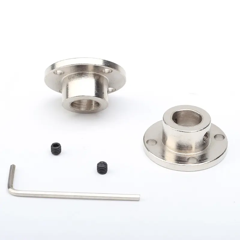 3mm 3.17mm 4mm 5mm 6mm 6.35mm 7mm 8mm 10mm 11mm 12mm Rigid Flange Coupling Motor Guide Shaft Coupler Motor Support Connector - Image 4