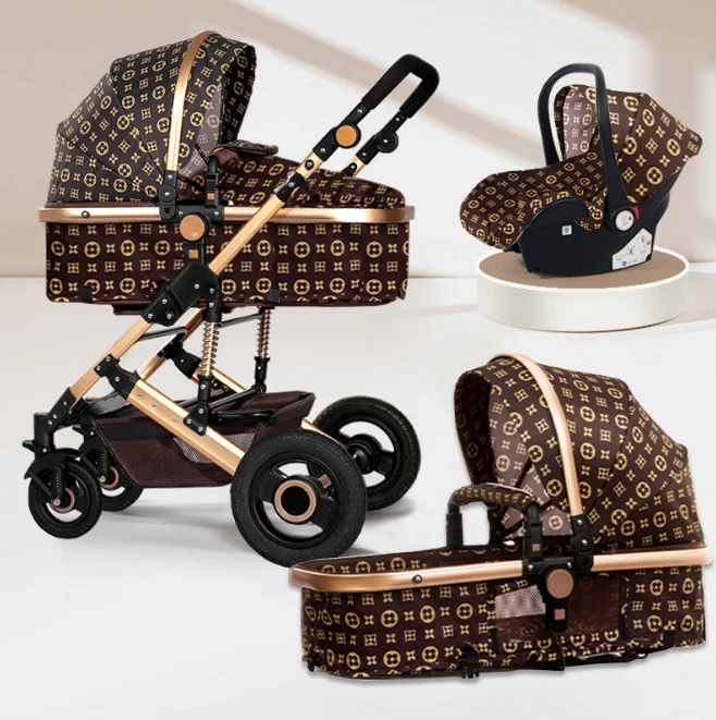 Luxury Baby strollers walkers & carriers Car Cart Buggies Folding Trolley Stroller  baby 3 in 1 - AliExpress