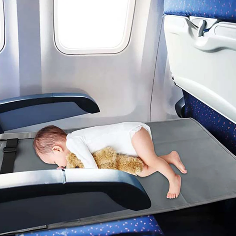 Flugzeug bett für Kinder Reise bett Hängematte Sitz verlängerung tragbare  Fuß stütze vielseitig mit Sicherheits gurt für Kinder zum Liegen Reisen -  AliExpress
