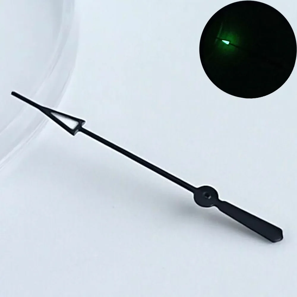 Premium Glow-in-the-Dark Watch Pointer - Blue/Green/Black Customizable Second Hand