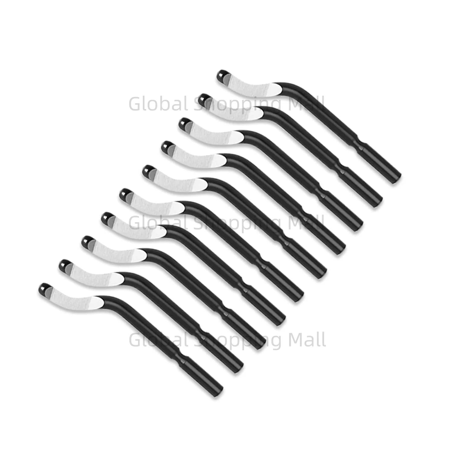 RB3000 핸들 버 금속 디버링 도구 10pcs BS1010 트리밍 블레이드 디버링 버 스크레이퍼 목재 플라스틱 리머 도구