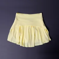 Women's High Waist Flared Skirt - Quick-Dry Pleated Tennis Yoga Skirt for Gym, Slimming Sportswear - Image 3
