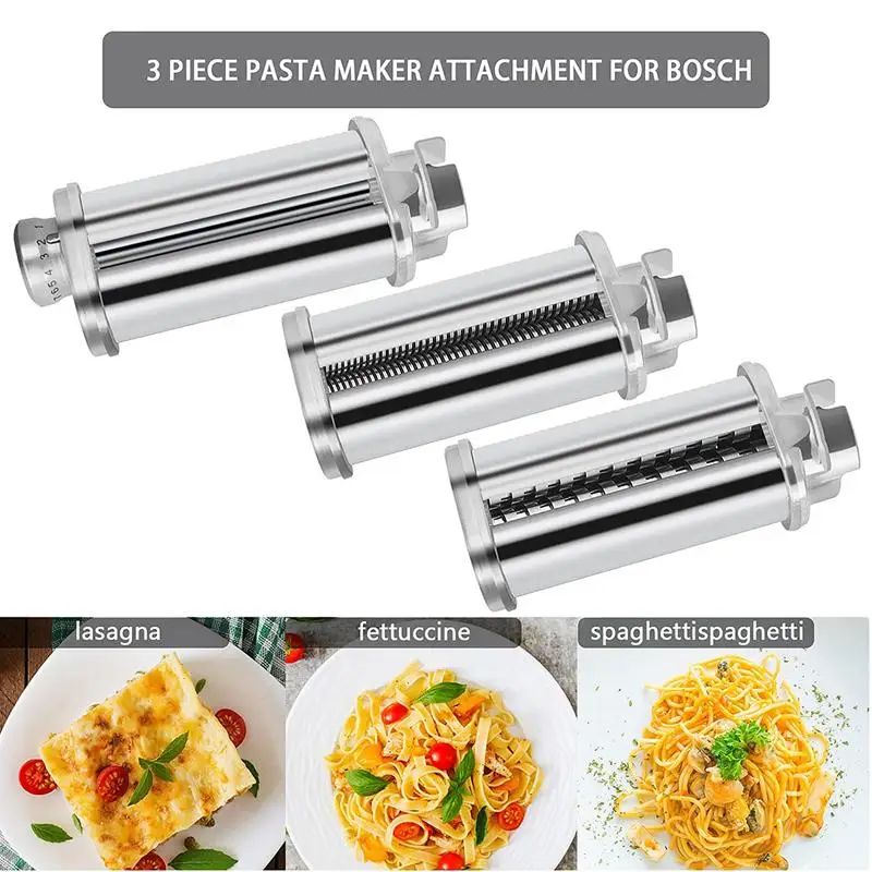 Stand Mixer Pasta Maker Pasta Maker Attachment Set Stainless Steel Spaghetti  Noodle Dough Making Tools For Kitchen Accessories - AliExpress