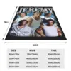 Vintage Jeremy Allen White Bootleg Blankets Flannel Printed The Bear Tv Show Multifunction Warm Throw Blanket for Bed Office 4