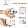 Electric Mini Garlic Vegetable Chopper Garlic Masher Portable Chopper Multi Function Meat Grinder Masher Machine  Usb Charging 6