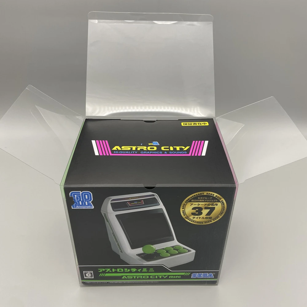 Custodia Protettiva Trasparente Per Scatole Di Raccolta Astro City Per Sega (Mini Arcade) Custodia Trasparente Per Giochi