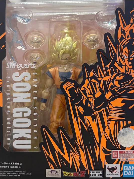 Bandai Original SHF Dragon Ball Goku Vegeta Gohan Android 16 Super Super  Hero Limited Ssj2 Action Toy Figures Ornaments Boy Gift - AliExpress