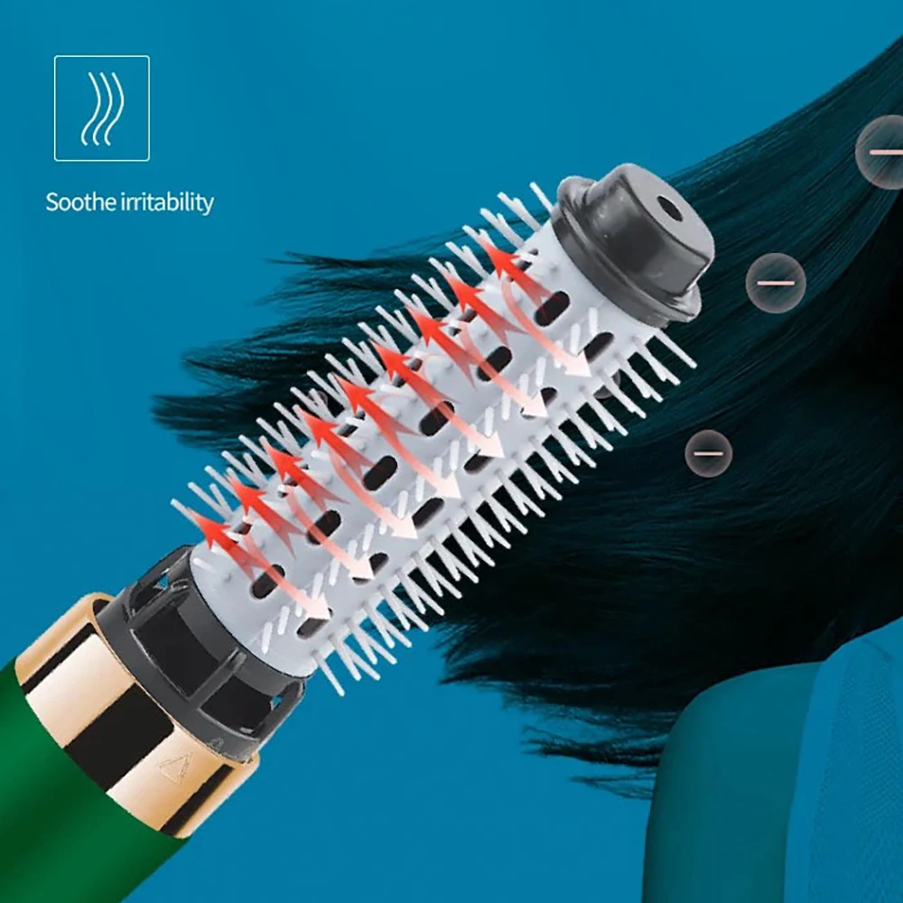 Kemei Hair Brush Blow Dryer Brush in One 3 in 1 Styling Tools Hair Styler for Smooth Frizz-Free Results for All Women Types