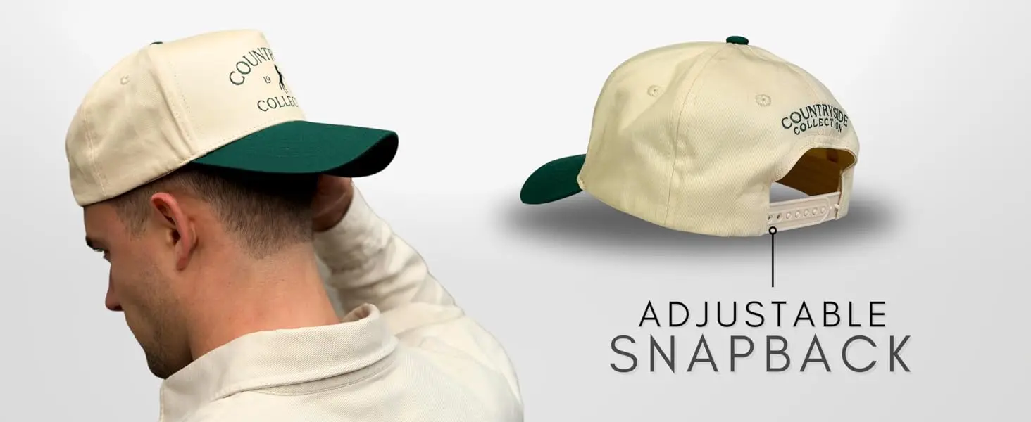 Adjustable Snapback allows for a one-size-fits most country trucker hat.