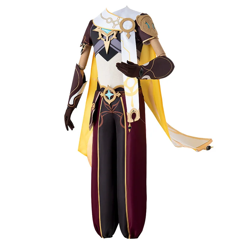 Genshin Impact Aether Traveler Outfit Cosplay Costume