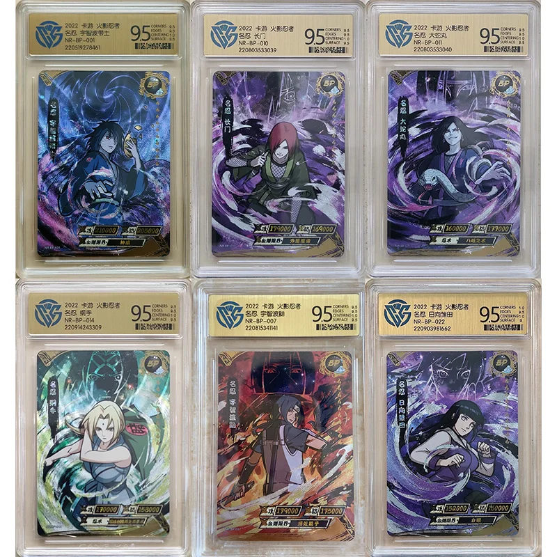Carte Originali Naruto Carte Rare Bp 9.5 Carte Graduate Uchiha Obito Tsunade Hyuga Hinata Uchiha Itachi Carte Da Collezione