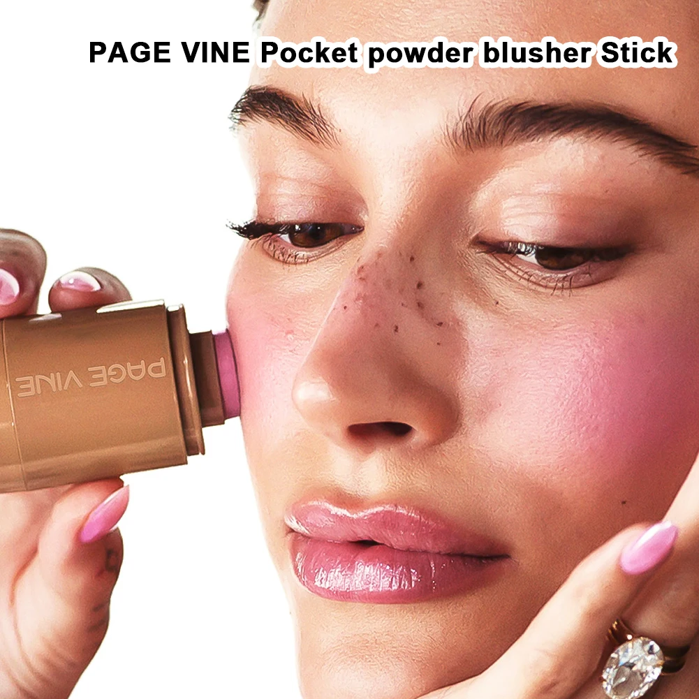6 Colors Cheek Beauty Pocket Blush Stick Lip Tinted Moisturing Silky Blush Cream Blusher Tubes Matte Contour Makeup Cosmetics 3