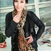 New Autumn and Winter Fashion Women Long Style Wrap Lady Shawl Leopard Chiffon Scarf 2