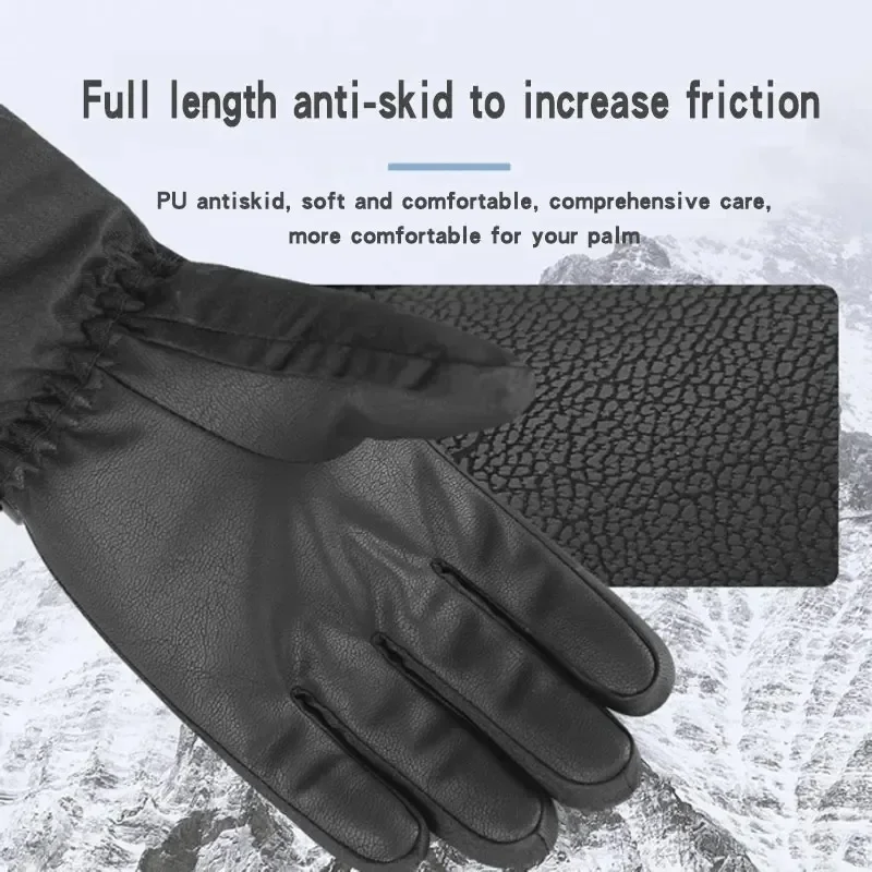 Waterproof Ski Snowboard Gloves Touchscreen Outdoo Mitten 3M Thinsulate Snow Gloves Motorcycle Gloves Motorcycle Gloves 2