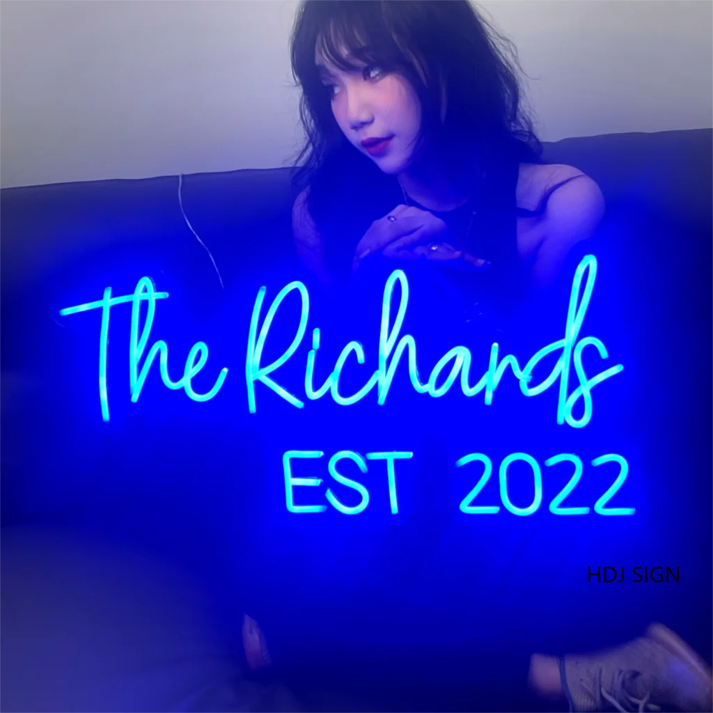Custom Neon Sign Custom Neon Name Led Lights Wedding Bedroom Decoration Led Personalized Neon Signs Bar Home Room Wall Decor 3